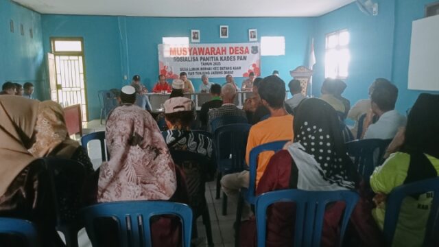 Musyawarah Sosialisasi Kades PAW Desa Lubuk Bernai Berjalan Sukses